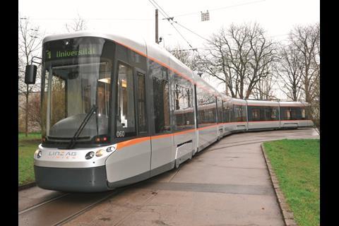 Linz Linien tram.